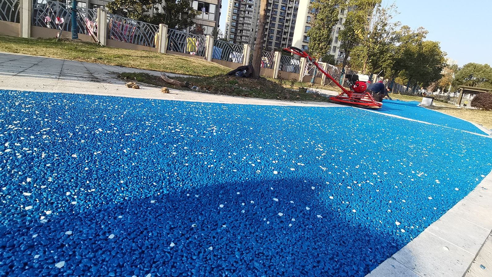 冷拌彩色透水沥青路面_案例推荐_a2