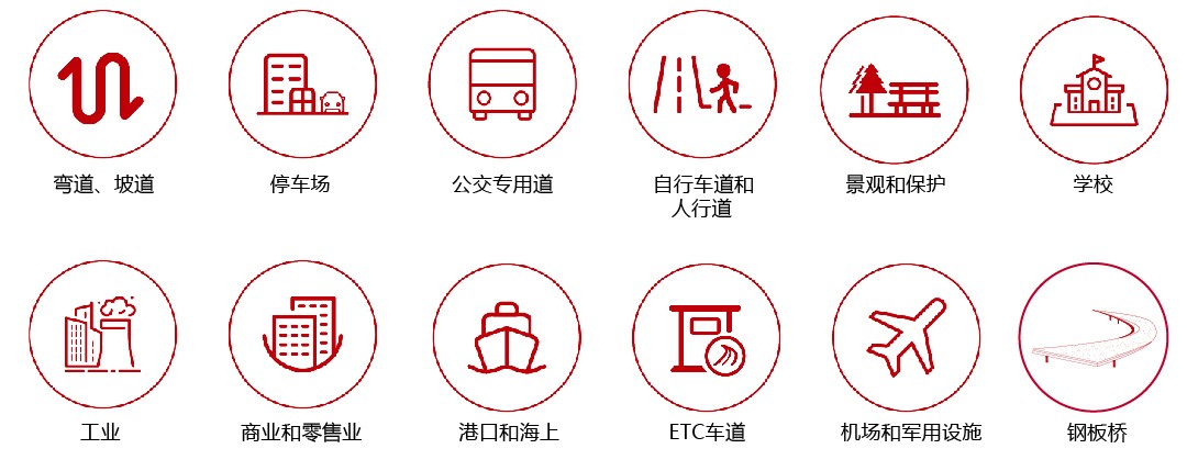 国标MMA彩色防滑路面（甲基丙烯酸甲酯）_应用场景